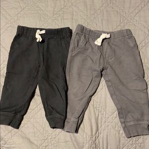 12 month boys Carter’s pants, 2 pair